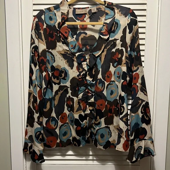 Vintage silk blouse - Picture 1 of 8